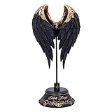 Nemesis Now Dark Angel Gthic Fallen FAE - Figura de Escultura, Color Negro, 26 cm