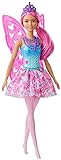 Barbie Dreamtopia Muñeca Hada, con pelo rosa, alas y corona (Mattel GJJ99) , color/modelo...
