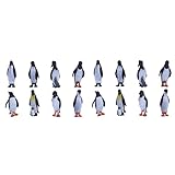 Toddmomy 24 Piezas Figuras de Pingüinos en Miniatura Océano Animal Modelo Juguetes Hadas...