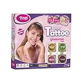 Kit de Tatuajes con Purpurina, Tatuajes temporales Tatuajes con Brillantina para Chicas...